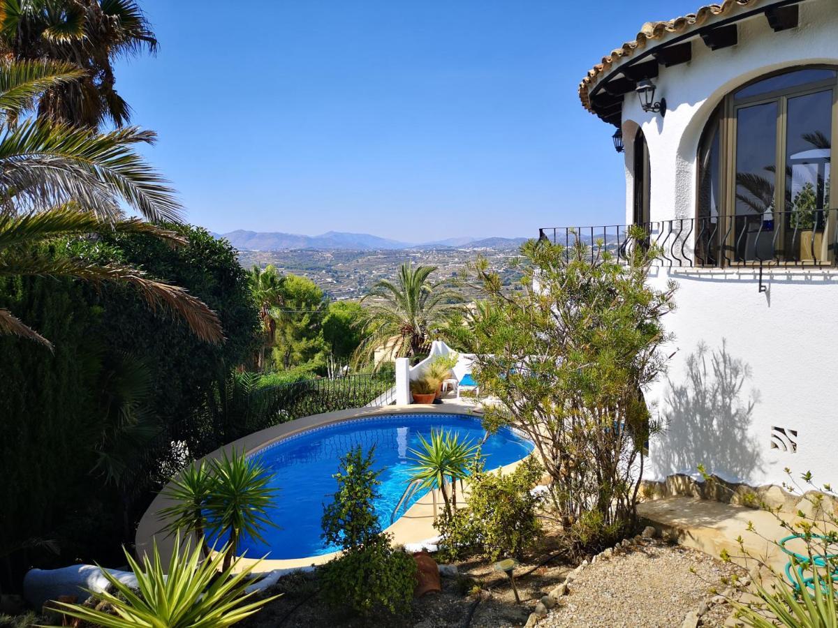 La Madrugada - Luxury Moraira Villa With Sea Views And Private Heated Pool Экстерьер фото