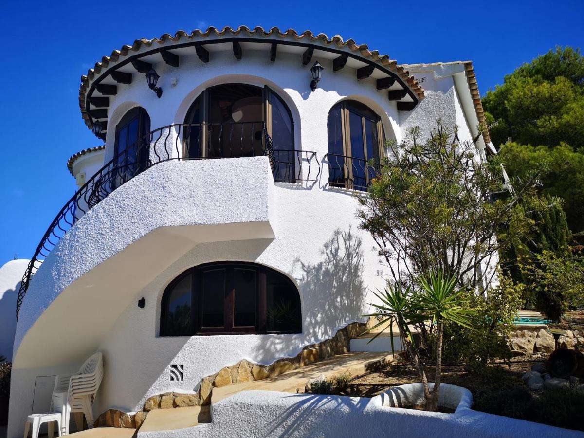 La Madrugada - Luxury Moraira Villa With Sea Views And Private Heated Pool Экстерьер фото