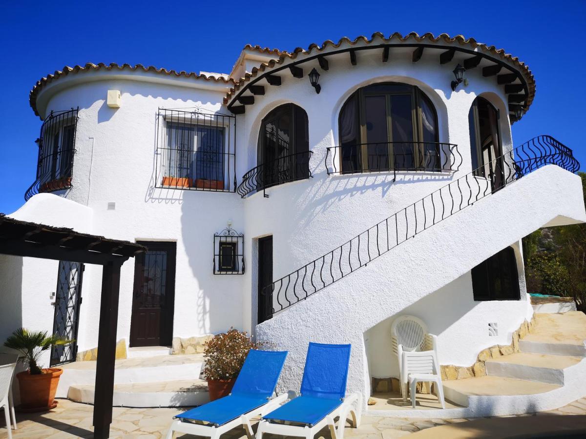 La Madrugada - Luxury Moraira Villa With Sea Views And Private Heated Pool Экстерьер фото