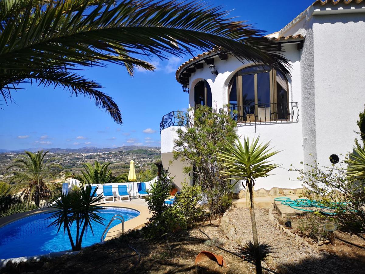 La Madrugada - Luxury Moraira Villa With Sea Views And Private Heated Pool Экстерьер фото