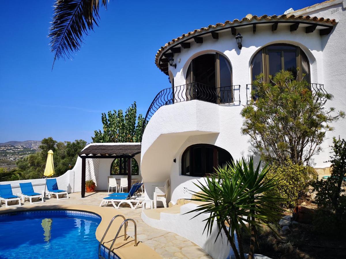 La Madrugada - Luxury Moraira Villa With Sea Views And Private Heated Pool Экстерьер фото