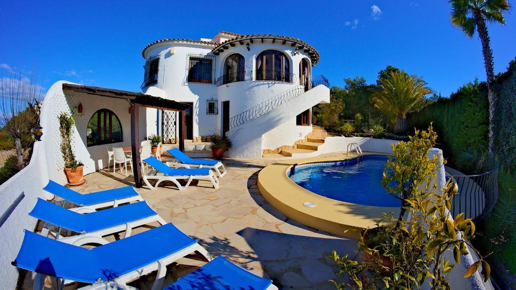 La Madrugada - Luxury Moraira Villa With Sea Views And Private Heated Pool Экстерьер фото
