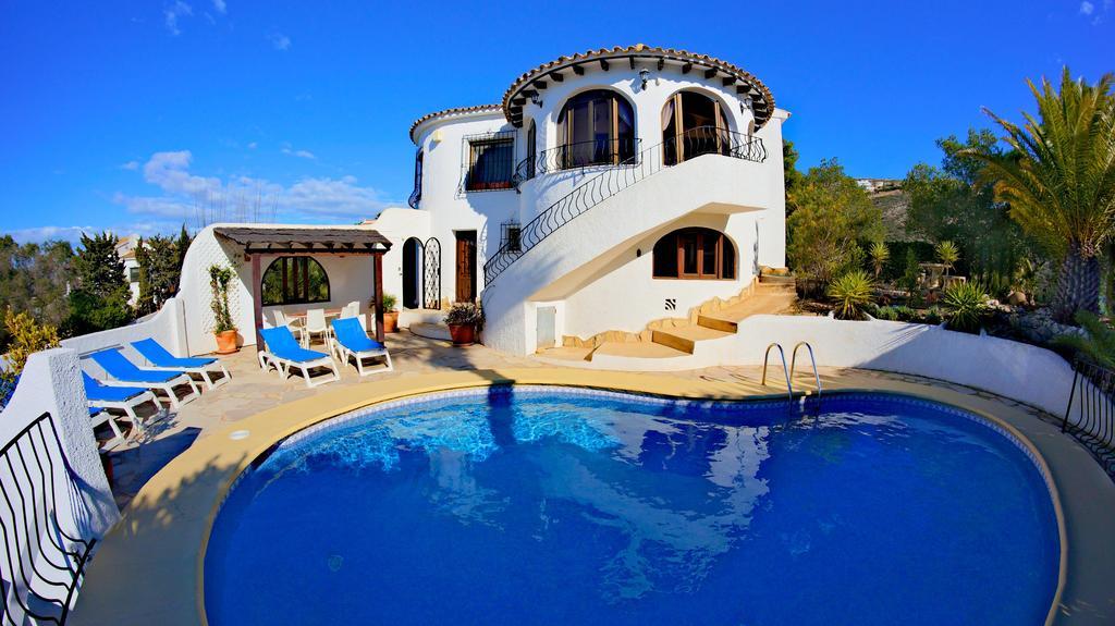 La Madrugada - Luxury Moraira Villa With Sea Views And Private Heated Pool Экстерьер фото