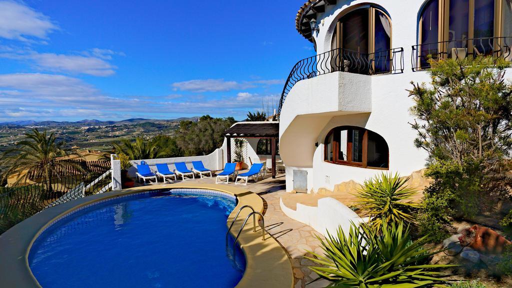 La Madrugada - Luxury Moraira Villa With Sea Views And Private Heated Pool Экстерьер фото